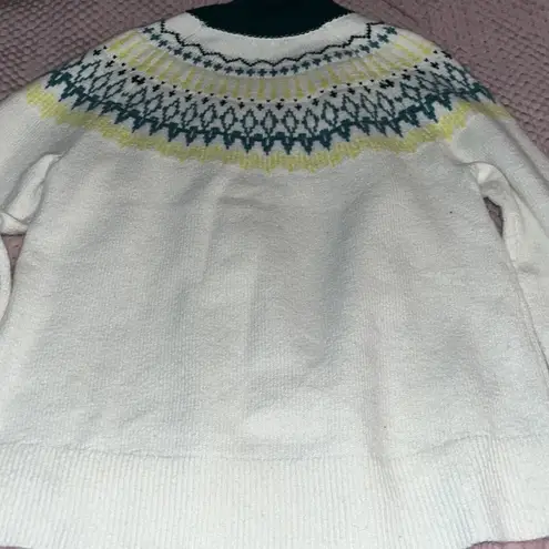 Alpine Design Women's Dawn Calm Fair
Isle Mock Neck Sweater