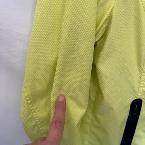 ep pro  Tour Tech Womens Jacket Size Small Golf Full Zip Neon Yellow Pockets