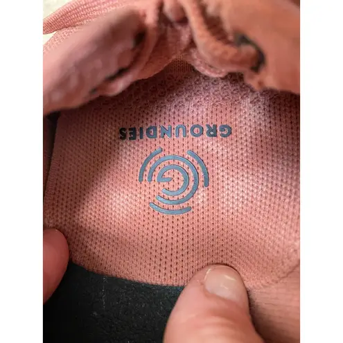 Groundies Rust Knit Barefoot Sneakers Minimalist Grounding Wide Toe Granola Eco Pink Size 10