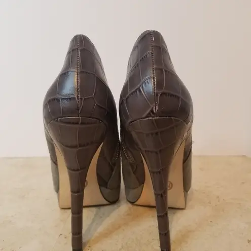 NWOT Michael Kors suede & snake skin booties Gray Size 9