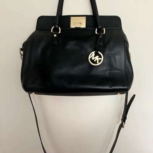 Michael Kors black satchel bag purse