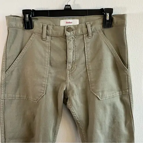 Ba&sh  Pants The Csally Jeans in Kaki Light Army Green Sz US4 Sz 4 GUC