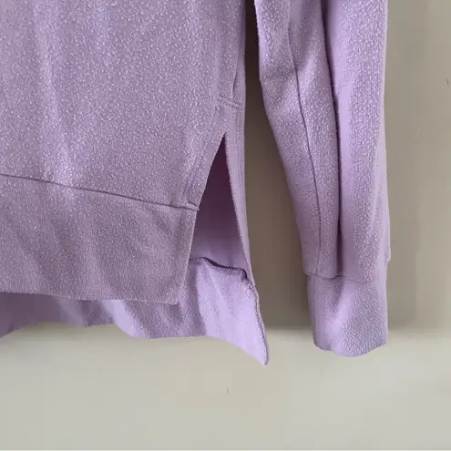 Beyond Yoga Lavender Side Slit Long Sleeve Pullover