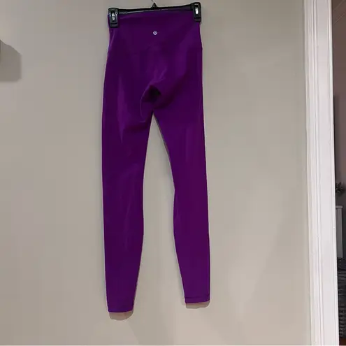 Lululemon  Wunder Under Leggings Bright Purple Size 6