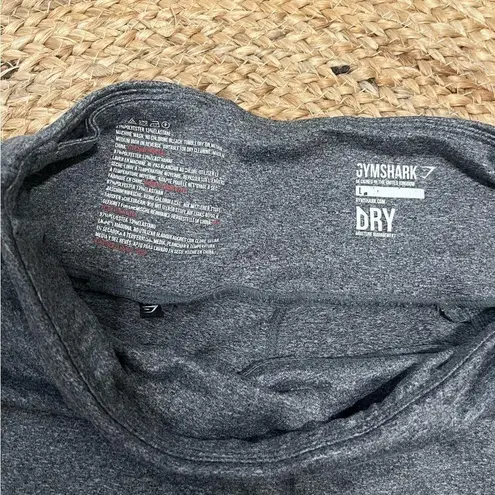 Gymshark  Gray Dry Leggings Women's size Lg Side Pockets