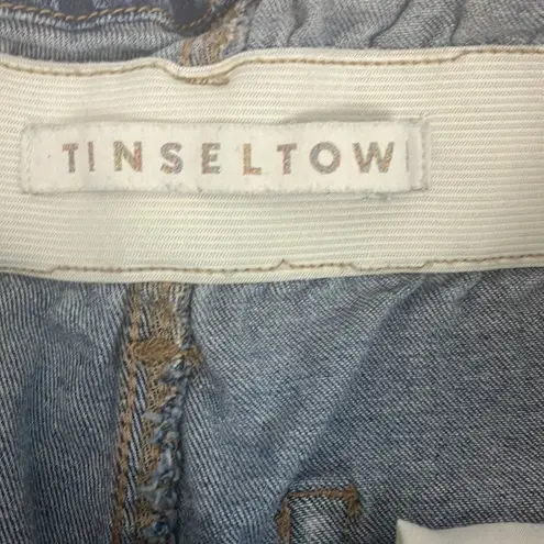 Tinseltown Stylish Blue Distressed Women's Jeans size 7