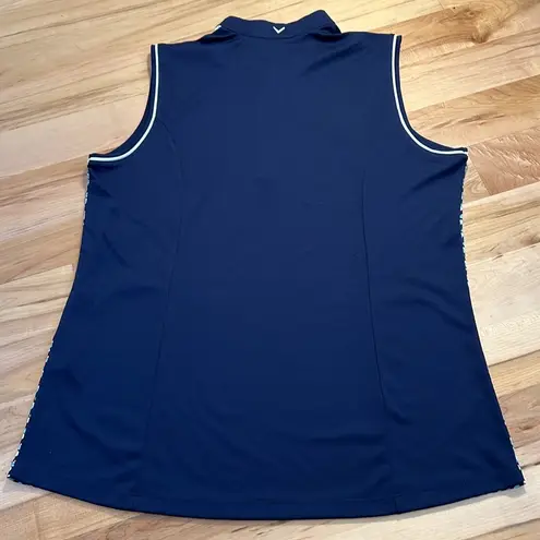 Callaway Women’s Opti-Dri 1/4 Zip Golf Athletic Sleeveless Top XL