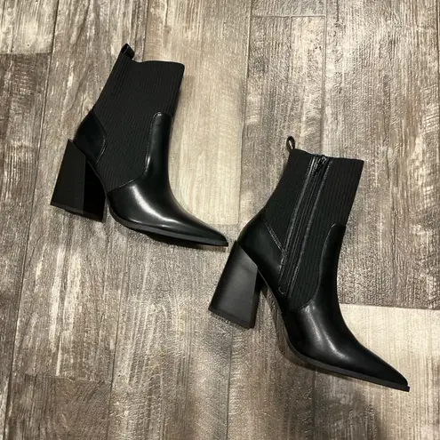 Wild Pair Black Ankle Booties Size 10