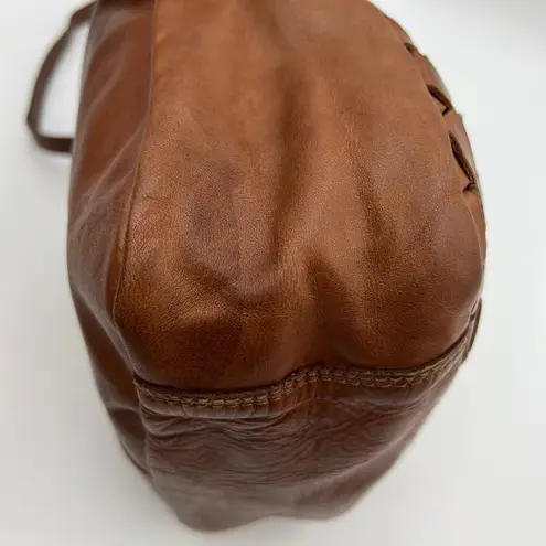 Pikolinos Faura Crossbody Woven Leather Bag Brown Purse