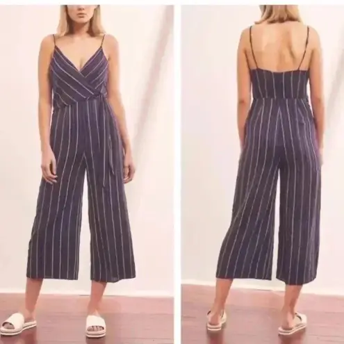 The Fifth Label  blue striped jumpsuit in size 6