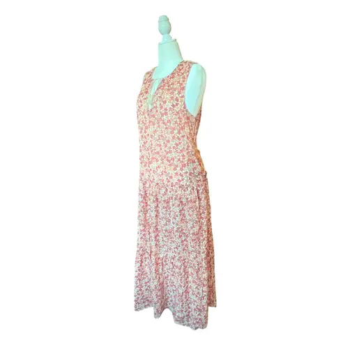Faherty Mira Sleeveless Maxi Dress in Figueroa Floral Size L 57"L Loose NWT $178