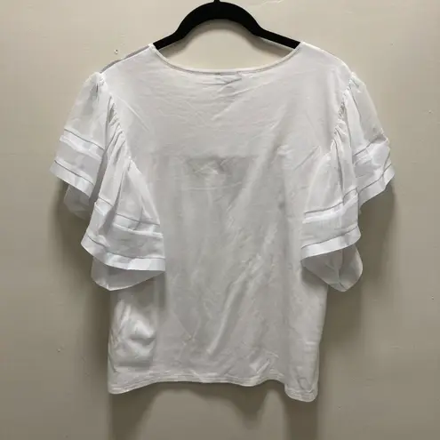 EXPRESS Mesh Panel Blouse - Image 5