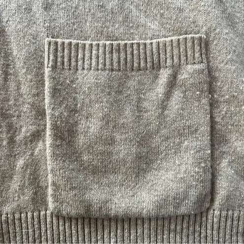 Babaton Aritzia tan beige cashmere button up cardigan sweater sz medium