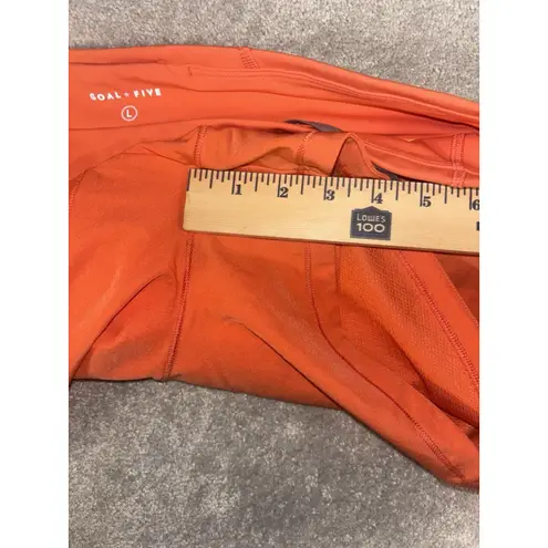 Goal Five Women's Athletic Shorts Size L Orange Lined Size L