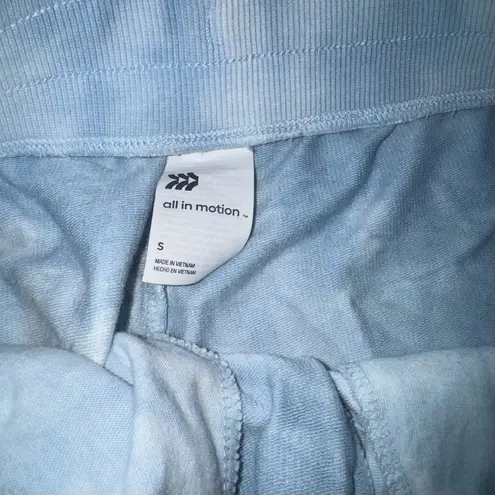 All In Motion blue tie dye shorts
