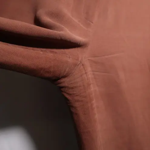 INC Wide Leg Trousers Brown High Waist Career Business Professional Pants Size 6