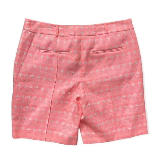 Diane Von Furstenberg Diane Von Furstenburg SZ 10 pink neon printed knee length shorts