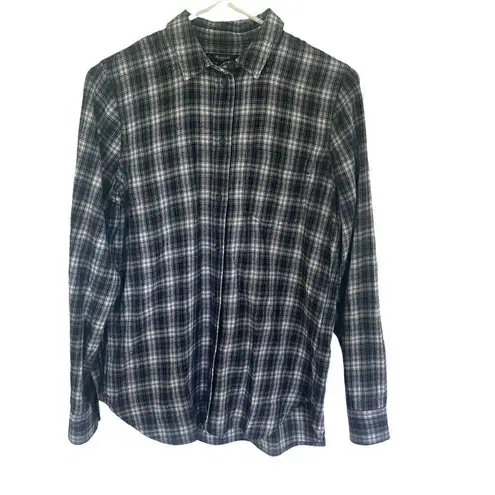 Madewell  Classic Ex-Boyfriend Shirt Baywood Plaid Small