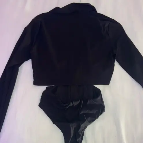 ZARA Black Cut Out Bodysuit