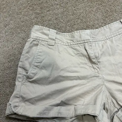 New York & Company Women’s Size 0 Hampton 4 Inch Shorts Tan