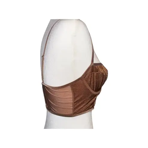 SKIMS Glissenette Cropped Corset in Sz Medium/Chai