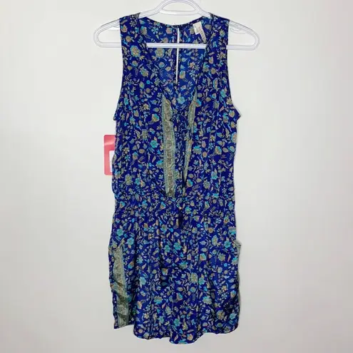 Raga Evereve Sapphire boho print romper sz S