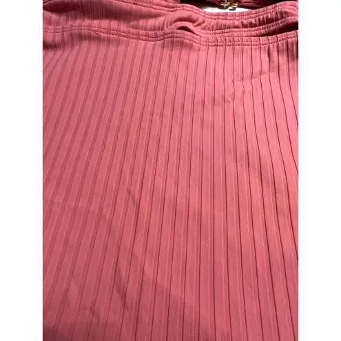 Time And Tru Peach Cut Out Tankini Adjustable Strap Size XL Swimsuit Womens