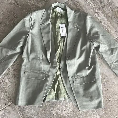 Who What Wear  Audrey Layered Blazer, Stone Sage Green Size XL New w/Tag $228 - Image 14