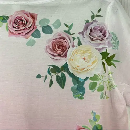 Gibson Graceland Elvis Presley Guitar and Roses Pink Sparkle Top Size Medium