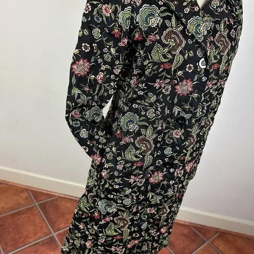 Johnny Was Intricate Embroidery Floral Coat