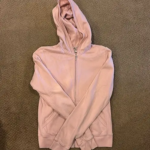 Juicy Couture  Women’s Pink Hooded Zip Up Sweatshirt