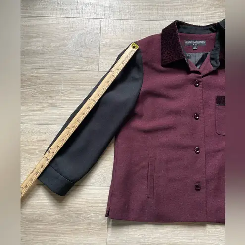 Kasper & Company ASL Burgundy & Black Skirt Suit | Women’s 14 Red