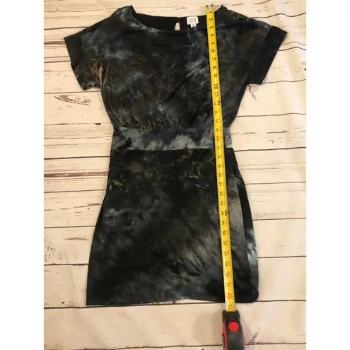 Peyton Jensen Black Spacedye Spaced Out Mini Dress Career Casual Sz XS