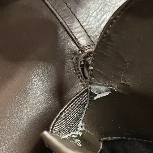 Audrey Brooke Audrey Brooke Women's Brown Leather Knee High Riding "Tony" Boots Size 7