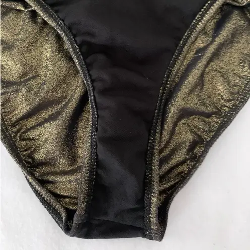 Zac Posen for Target Metallic Gold Bikini Set - Top Size XL / Bottom Size M