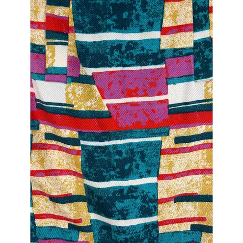 Dolce Vita Geometric Vibrant Sorbet Color Block Pencil Skirt Size 8