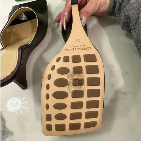 Bottega Veneta Stretch Wedge Lounge Sandals