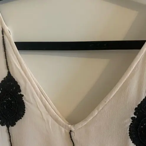 Moulinette Soeurs ANTHROPOLOGIE Embroidered Medallion Tassel Beaded Dress