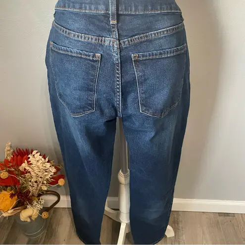 Mott & Bow Boyfriend Jeans in dark indigo blue Size 26