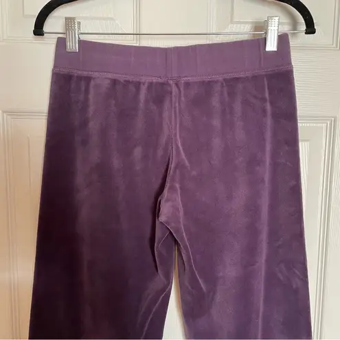 Juicy Couture  Y2K Velour Track Pants Sweatpants Sz Small Purple