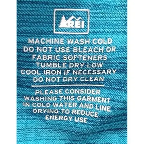 Billy Reid REI Women's Turquoise Hooded Athletic Pullover Quarter-Zip Jacket XS