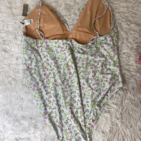 J.Crew Plunge one-piece in cloud meadow floral 24 NWT