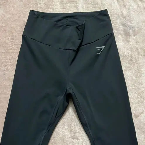 Gymshark  Leggings Womens Black Vented Gym Workout Athletic Stretch Sz Medium