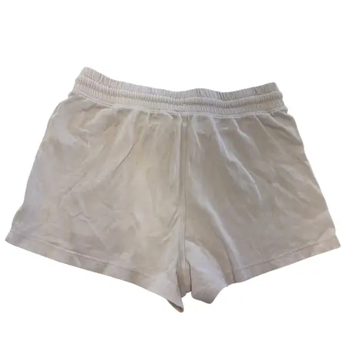 J.Crew Womens Small Shorts Pink Lounge Drawstring Lip Print Cotton Blend