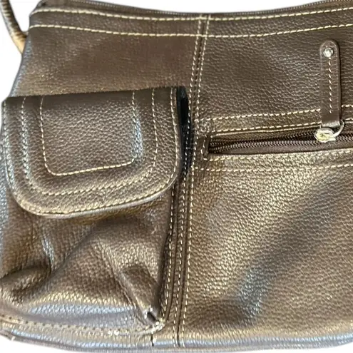 Tignanello Women's Brown Leather Crossbody Bag