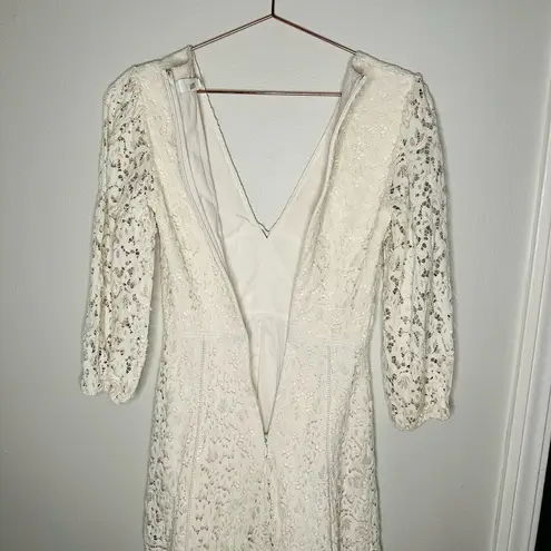 Jonathan Simkhai White Puff Sleeve V