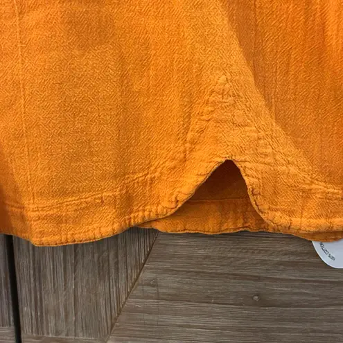 NWT Oh My Gauze! Women's Orange Casual Short Sleeve Top, Size S/M