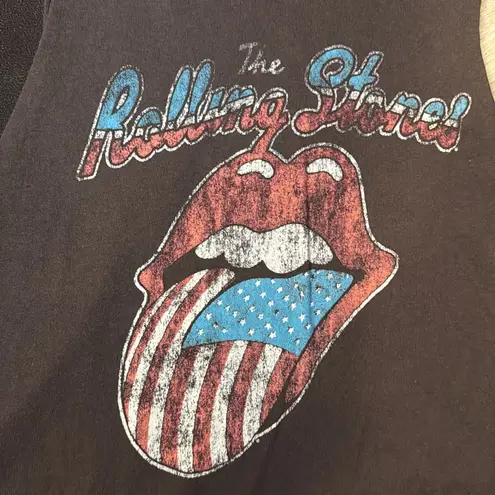 The Rolling Stones ❤️🤍💙Woman’s American Flag Tank Top•Size:M💙🤍❤️