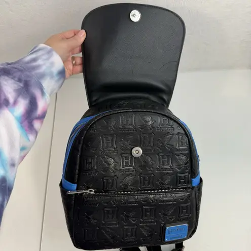 Lounge Fly Harry Potter Ravenclaw House Plaid Mini Backpack Bag Vegan Leather