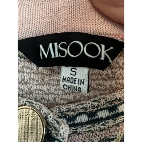 Misook Tweed Shift Dress Women’s Size S Rose Petal Multi Short Sleeve